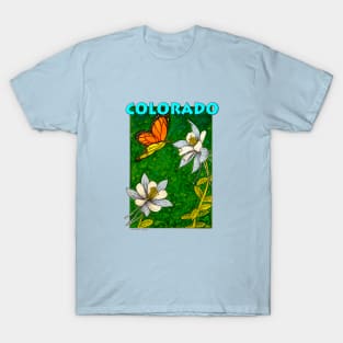 Colorado Monarch & Columbine T-Shirt